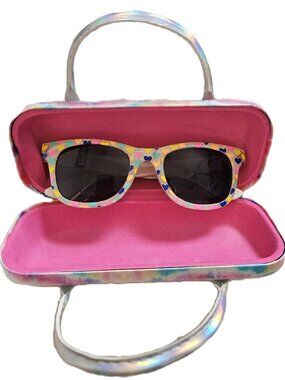 Danbar Global Kids Heart Motif Sunglasses with Case